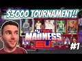 NBA 2K20 $3000 MYTEAM MADNESS TOURNAMENT ROUND 1!! BEST OF THREE SERIES!!