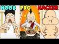 NOOB vs PRO vs HACKER - Food Fighter Clicker