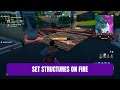 Set Structures On Fire | Epic Quest Guide | Fortnite Week 4 Challenges