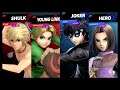 Super Smash Bros Ultimate Amiibo Fights  – Request #19033 Shulk & Young Link vs Joker & Luminary