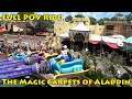 The Magic Carpets of Aladdin FULL POV Ride in Adventureland at the Magic Kingdom, Disney World