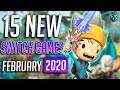 15 NEW Games coming to Nintendo Switch February 2020