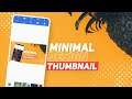 2D Flat Minimal Design Thumbnail In Pixellab | Professional Looking Thumbnail Design In Android