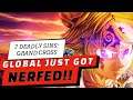 Huge NERF to Global!!! : Seven Deadly Sins Grand Cross (7DS)