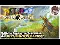 NEW CHARACTER: SORCERESS, JUST THROW CARDS!? | Let's Play Poker Quest | Part 21 | PC Gameplay