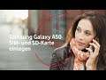Samsung Galaxy A50 - SIM- und SD-Karte einlegen  | #mobilfunkhilfe