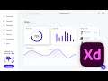 SPEEDART: Dashboard UI Design - Adobe XD Tutorial