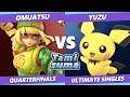 TAMISUMA 232 Quarterfinals - Omuatsu (Min Min) Vs. Yuzu (Pichu) SSBU Smash Ultimate