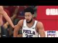 (Wizards vs 76ers RD 1 Game 1) 2021 Playoffs Simulation (NBA 2K21)