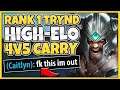 *$2500 BET* MY ADC RAGE-QUIT IN HIGH ELO (4V5 CARRY) - League of Legends