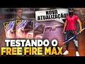 FREE FIRE AO VIVO - 🔴 TESTANDO O FREE FIRE MAX, DESAFIANTE RUMO A 11K DE PONTOS, RANKED SOLO MOBILE!