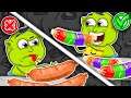 Lion Family 🌭 Journey to the Center of the Earth #66. Rainbow Sausages | Cartoon for Kids