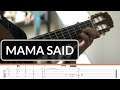 Mama Said - Metallica | Guitar Fingerstyle TAB