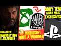 Microsoft QUER A WARNER / SONY TEM MAIS EXCLUSIVOS VINDO / Naughty Dog COMUNICADO OFICIAL e mais !!!