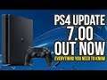 PS4 Update 7.00 OUT NOW - PS4 Remote Play Expanded & Way More (PS4 7.00 Update - New PS4 Update)