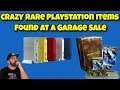 Crazy Rare Playstation Items Found at a Garage Sale!