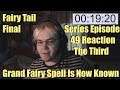 Fairy Tail Final Series Episode 49 Reaction The Third Grand Fairy Spell Is Now Known