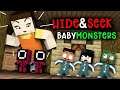 HIDE AND SEEK SUPER CUTE BABY SQUID GAME MEMBER AND MONSTERS