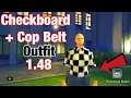 Checkboard Modded Outfit + Cop Belt - GTA 5 Online Outfit Tutorial