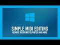 Editing Midi and removing instruments | Simple | Basic