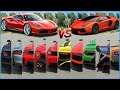 Forza Horizon 4 - Top 14 Fastest Ferrari Vs Lamborghini Cars | Top Speed Battle