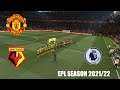 Manchester United vs Watford ft Varane , Sancho | Premier League 2021/22 | FIFA 21