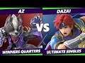 Smash Ultimate Tournament - AZ (Wolf) Vs. Dazai (Roy) S@X 313 SSBU Winners Quarters