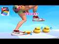 ASMR Tippy Toe 4K 💃🏃‍♂️🦶 Games All Levels Gameplay iOS,Android Mobile  Game New Update Level WLDJU
