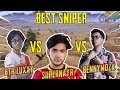BTR LUXXY VS BENNYMOZA VS SUPERNAYR || BEST SNIPER PUBG MOBILE