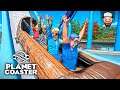 O Primeiro Brinquedo Aquático | Planet Coaster #13 | Gameplay pt br