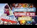 PRÓXIMOS juegos NINTENDO SWITCH septiembre 2020 - Lanzamientos SWITCH septiembre 2020