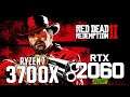 Red Dead Redemption 2 on Ryzen 7 3700x + RTX 2060 SUPER 1080p, 1440p benchmarks!