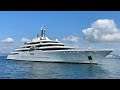 Roman Abramovich 162m Megayacht ECLIPSE docking in Gibraltar