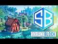 SourceBlock SMP - BASE TOUR & Enchanting Table Setup | Minecraft Server