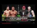 WWE 2K19 Rey,Dominik Mysterio VS EC3,Drew Gulak Tornado Tag Elm. Match WWE Raw Tag Titles
