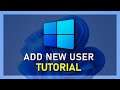 How To Add a New User in Windows 11