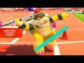 Mario & Sonic at the 2012 London Olympic Games (3DS) - All Charatcers Javelin Throw Gameplay