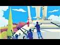 TOTALLY ACCURATE BATTLE SIMULATOR - Zeus Units Unleashed - Bonus Battles  Ancient Map TABS Gameplay