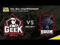 Geek Fam vs Boom Esports Game 2 (BO5) | ESL SEA Championship