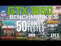 GTX 1650 tested in 50 games | 1080p benchmarks