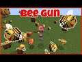 Adding new weapons to Minecraft that allow me to spam bees for 8 minutes