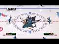 NHL 08 Gameplay San Jose Sharks vs Washington Capitals