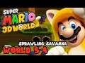 Super Mario 3D World - Sprawling Savanna (World 5-4) | MarioGamers
