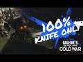 100% KNIFE ONLY RECORD! Black Ops: Cold War ZOMBIES | FitGamer