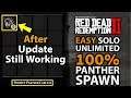 *After Update* Still Working  Solo Unlimited Panther 100% Panther Spawn in Red Dead Online