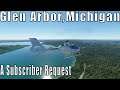 Glen Arbor, Michigan In Microsoft Flight Sim 2021