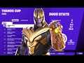How Many POINTS & TOP % Do You Need To Get Thanos skin? (Thanos Cup Leaderboard Free Skin)