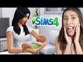I HAD A BABY! *DAY IN THE LIFE of A NEW MOM* (The Sims 4)