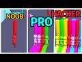 NOOB vs PRO vs HACKER in Paint Go