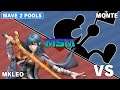 Offline MSM 241 - T1 | MKleo (Byleth) VS Ft | Monte (Game & Watch) Wave 2 Pools